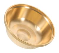 WEKADRIN Bol D’Autel en Laiton 9 CM Pentagramme Bol Décoratif pour Offrandes Récipient Religieux pour Cérémonies et Contemplation Décoration Spirituelle Traditionnelle