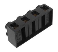 WEKADRIN Bornier Électrique Double Rangée Positions Barre de Connexion Isolante Résistante Au Feu pour Circuits de Terre et Câblage Industriel et Domestique