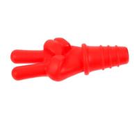 WEKADRIN Bouchon de Bouteille de Vin Silicone Étanche Joint Hermétique Créatif Forme de Main Rouge Accessoire de Scellement pour Vin Bouchon Sous Vide Réutilisable
