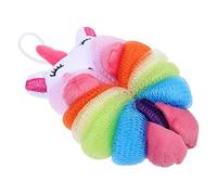WEKADRIN Boules De Bain Mousse Cartoon Pour Garçon Fille Éponge Douce Forme De Fleurs Accessoires De Bain Amusants Et Sécurisés Pour Garçon Fille Modèle Licorne Rose