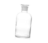 WEKADRIN Bouteille Réactif Verre à Col Étroit Flacon Chimie Laboratoire Résistant Haute Température Base Stable pour Mesures Précises