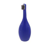 WEKADRIN Brosse à Dents en Silicone Bleu avec Bords Arrondis, Douce Gencives, Conforme aux Normes de Sécurité pour Usage en Prison et Camping