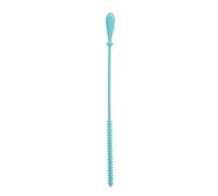 WEKADRIN Brosse Nettoyage Paille Silicone Réutilisable Longue pour Bouteille et Gourde Goupillon avec Embout Souple pour Nettoyage Facile