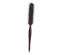 WEKADRIN Brosse Ronde Poils de Sanglier pour Coiffage Cheveux Épais et Longs Brosse Soufflante Ergonomique avec Queue Pointue Brushing et Bouclage Homme Femme