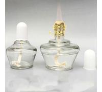 WEKADRIN Brûleur de Lampe à Pétrole Vintage Alliage Aluminium avec Mèche Intégrée Remplacement pour Lampe à Huile Rétro Accessoire Intérieur et Décoration Rétro