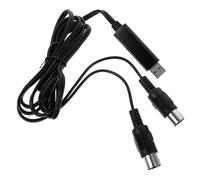 WEKADRIN Câble Adaptateur Midi USB pour Piano Clavier Convertisseur Stable sans Délai Compatible Windows et Os X Câble Édition Musicale Professionnel pour PC et Ordinateur Portable