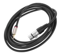 WEKADRIN Câble Audio Mini Xlr Femelle 3 Broches Symétrique 3 M, Connecteur Trs 3,5 Mm Vers Xlr Femelle, Câble Pour Microphone à Condensateur, Patch Guitare Et Casque Audio Portable