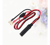 WEKADRIN Câble D'extension Sae Connecteur Sae et Cosse Annulaire, Câble Adaptateur Batterie 30 Cm Résistant Haute Température, Raccord Rapide pour Chargeur et Mainteneur Batterie Auto