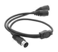 WEKADRIN Câble Midi Broches Diviseur Audio Connecteur Mâle vers Femelles Adaptateur pour Clavier et Synthétiseur