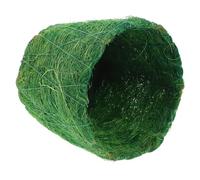 WEKADRIN Cache-Pot Rond en Fibre de Chanvre Vert pour Plantes Grasses Mini Jardinière Respirante et Écologique Panier Décoratif Naturel pour Succulentes D’Intérieur Petit Pot de Fleurs