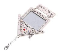 WEKADRIN Cadre Photo Pendentif en Métal Résistant pour Décoration de Noël Soi-Même Ornement Suspendu Maison DIY Accessoire Décoratif Festif pour Sapin et Mur Souvenir Personnalisé