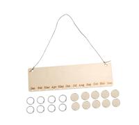 WEKADRIN Calendrier Anniversaire DIY pour Mur Plaque de Rappel Famille Décoration Intérieure Facile à Assembler Cadeau pour et Anniversaires