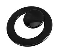 WEKADRIN Capuchons De Brûleur à Gaz Pour Cuisinière Lot De 2 Pièces De Rechange Résistantes, Protection Anti-projections, Compatibles Avec Plaque De Cuisson Encastrée Modèle 130