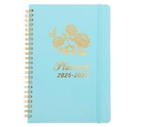 WEKADRIN Carnet de Planification 2025-2027 Anglais, Agenda Mensuel et Hebdomadaire Compact, Carnet de Notes Décoratif pour Bureau et École, Planificateur Annuel Multifonction