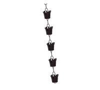 WEKADRIN Chaîne de Pluie pour Gouttière de Villa Décoration Jardin Drainage sans Nettoyage Remplacement Facile Cadeau Apaisant pour Maison