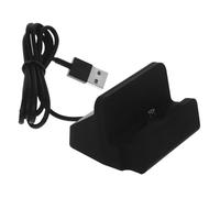 WEKADRIN Chargeur Micro USB Rapide avec Station de Charge Bureau pour Smartphones Noir Support Compatible Edge Note
