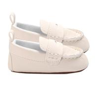 WEKADRIN Chaussures de Marche pour Bébés Blanches Légères 45G Semelle Souple Antidérapante Respirantes et Confortables Premières Chaussures D’Intérieur pour Tout-Petits Longueur