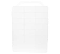 WEKADRIN Coffret Rangement Double Face pour Vernis à Ongles Organisateur Transparent avec Séparateurs pour Flacons pour Maison Voyages