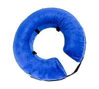 WEKADRIN Collerette Gonflable Ajustable pour Chien et Chat Bleu Protection Anti-léchage et Anti-grattage Post-opératoire Collier Convalescence Confortable et Sécurisé