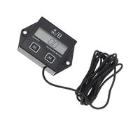 WEKADRIN Compteur Horaire Numérique Inductif avec Écran LCD Minuterie et Tachymètre pour Moteurs et Outil de Minuterie pour Tronçonneuse et Motoculteur