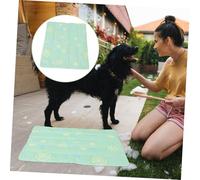 WEKADRIN Cooling Mat for Pets Washable Cooling Gel Pad with Lemon Pattern Soft Non Slip Cushion for Dogs Cats Small Animals Quick Heat Dissipation