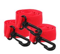 WEKADRIN Corde de Marche de Sécurité Portable pour Garçon et Filles 3pcs en Nylon Rouge Anti-perte Poignée Pratique pour Sorties et Activités en Plein Air