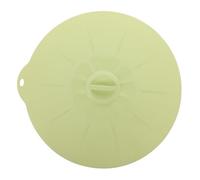 WEKADRIN Couvercle Silicone Alimentaire Très Large Vert Étanche et Réutilisable Joint Aspiration Puissant pour Bol Assiette et Poêle Sécurisé et Compatible Micro-ondes Conservation Fraîche