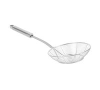 WEKADRIN Cuillère Écumoire Acier Inoxydable Passoire à Mailles pour Friture Filtration Huile Ustensile Cuisine pour Nouilles Frites et Légumes Manche Long Anti-brûlure Nettoyage Facile