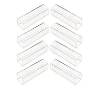 WEKADRIN Cuvettes en Plastique Transparentes 45 Ml - Lot de 8 Mini Cuvettes en Polystyrène Précises pour Expérience Scientifique et Laboratoire Compatibles Spectrophotomètres Usage