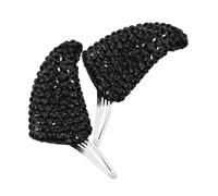 WEKADRIN Diable En Épingle à Cheveux Dame Barrette Cornes Maléfiques Pince à Cheveux De Cosplay Cornes De Costumes Petit Ange Démon Forme Horreur Dessin Policier Acier Inoxydable Noir