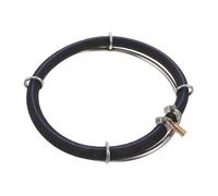 WEKADRIN Diffuseur d'air Rond en Acier Inoxydable 20 CM Anneau à Bulles d'Oxygène pour Aquarium et Bassin Pierre à Air Nano-Bulles pour Oxygénation et Silencieuse des Milieux Aquatiques