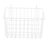 WEKADRIN Distributeur de Foin Métal pour Cages Support Suspendu pour Cochons Chinchillas et Petits Animaux Panier Robuste Blanc Grand Modèle