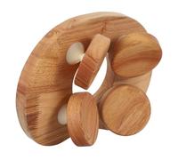 WEKADRIN Dossier de Sauna en Bois Massif Ergonomique Disque Rotatif Coussin de Soutien Lombaire et Appui-Tête pour Sauna Intérieur Spa et Hammam Accessoire Indispensable pour Confort