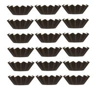 WEKADRIN Doublure De Chauffe-Bougie Noire Résistante à Haute Température, Taille Standard, Papier Revêtement Protecteur, Lot de 50 Pièces, pour Brûleur De Cire Domestique Et Aromathérapie