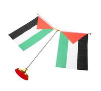 WEKADRIN Drapeau Palestine Petit sur Bâtonnet Décoration de Table et Bureau Ornement avec Support Y