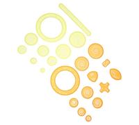 WEKADRIN Ensemble de 22 Pochoirs de Dessin pour Garçon et Filles, Règle à Pochoir Colorée Outils de Dessin Technique, Créateur de Cercles Éducatif pour Activités Artistiques et