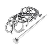 WEKADRIN Épingle à Cheveux Vintage Longue Sculptée pour Femme, Accessoire Déco Capillaire Rétro, Maintien Chignon Facile, Coiffure Mariage et Tresse, Ornement Portable Élégante