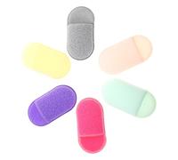 WEKADRIN Éponges Nettoyantes Visage Lot De 6 Pièces Taille Moyenne Éponge Douce Pour Nettoyage Et Démaquillage Peaux Sensibles Usage Quotidien Prise En Main Confortable