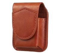 WEKADRIN Étui Cuir pour Briquet Portable Protection et Pratique Pochette avec Attache Ceinture Accessoire de Rangement Simple et Élégant