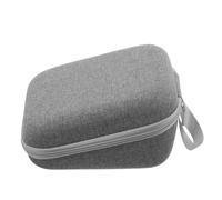 WEKADRIN Étui de Rangement Rigide Gris pour Tensiomètre Grand Format Étanche et Résistant aux Chocs avec Poche Intérieure en Filet pour Transport et Protection des Accessoires Médicaux