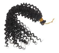WEKADRIN Faux Titre Pour Perruque Bouclée Femme Perruque Bouclée Synthétique Avec Extensions Cheveux Et Tressés Pour Occasions Spéciales Et Usage Quotidien