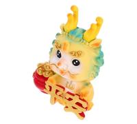 WEKADRIN Figurine Dragon Chinois Résine Décorative Statue Dragon Porte-faveur pour Bureau et Salon Ornement Feng Shui pour Nouvelle Année et Cadeau