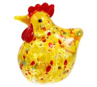 WEKADRIN Figurine Poule en Verre Décorative pour Jardin et Intérieur Ornement Finition Soignée Couleur Éclatante Modèle Aléatoire