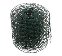 WEKADRIN Filet Treillis Métallique Vert Pouce Maille Hexagonale Gauge Résistant pour Jardinage et Arrangement Floral Filet à Poule Découpable pour Clôture et Décoration