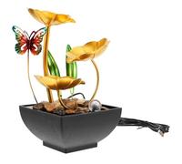 WEKADRIN Fontaine Zen Intérieure Art Mini Cascade USB pour Bureau et Salon Décoration de Table Élégante et Relaxante Ornement Eau Intérieur Moderne