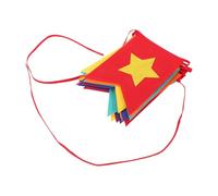 WEKADRIN Guirlande de Fanions Colorés en Tissu Non Tissé Bannière de Noël « Joyeux Noël » de Queue D’Hirondelle Décoration Intérieure Polyvalente pour Fête D’Hiver et Porte D’Entrée