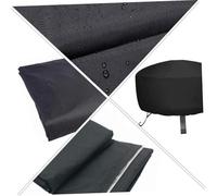 WEKADRIN Housse Barbecue Extérieur Imperméable Polyester Résistante UV Protection Complète pour Brasero Rond