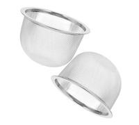 WEKADRIN Infuseur à Thé En Vrac En Acier Inoxydable 8,5 Cm x 5 Cm Maillage Fin Polyvalent Pour Théière Et Bouilloire Lot De 2 Pour Infusion Maison Et Bureau