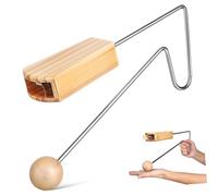 WEKADRIN Instrument Percussion Vibraslap Bois Portable et Facile à Jouer Unique Résonnant pour Musiciens et Fêtes