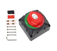 WEKADRIN Interrupteur Principal de Batterie à Bouton Rotatif Isolateur de Coupure Alimentation pour Bateaux Yachts Camping Cars et Véhicules Tout Déconnexion Sûre